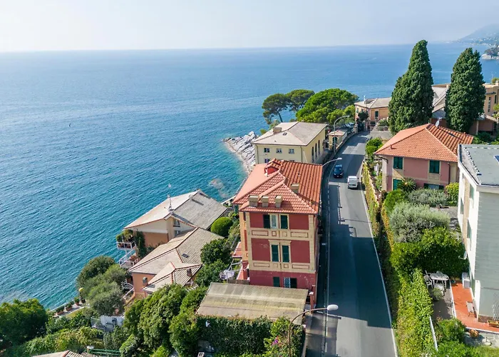 Lägenhet A Due Passi Da Camogli Near To Camogli, With Terrace And Seaside View